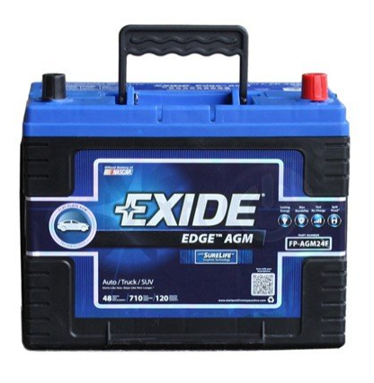 exide car battery review. Exide Edge FP-AGM24F Flat Plate AGM Sealed Automotive Battery