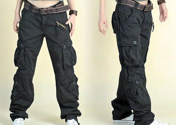 women's cargo pants with pockets