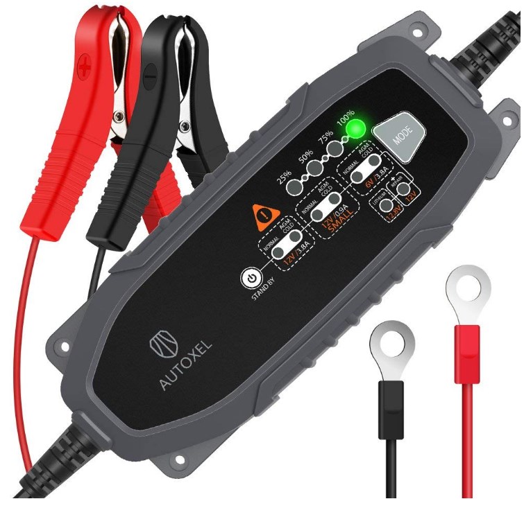  best battery charge - AUTOXEL Car Battery Charger/Maintainer 12V 6V 3.8A