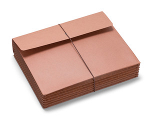 brown expandable file folder